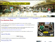 Tablet Screenshot of free-business-plans.com